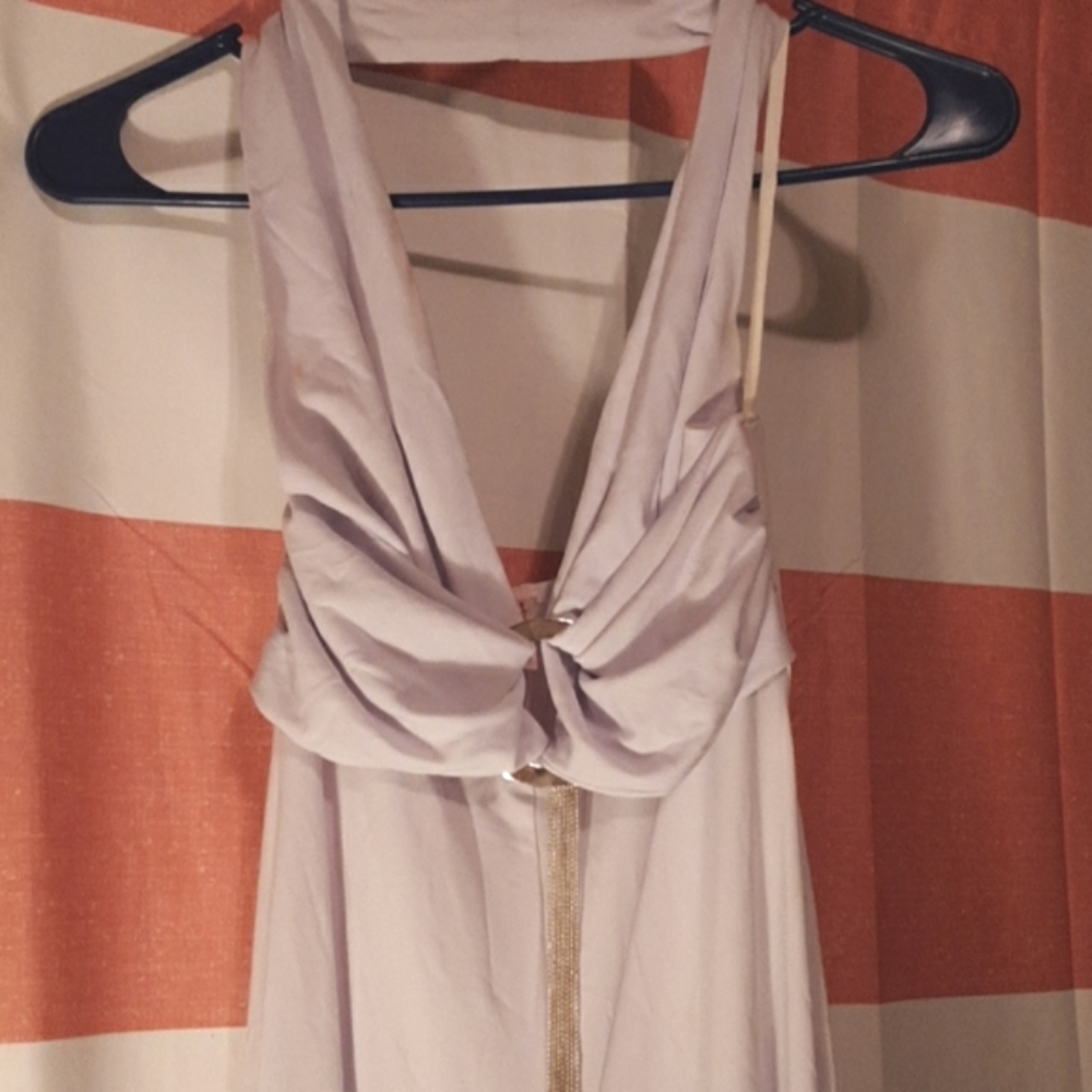 WHITE HALTER JUMPSUIT